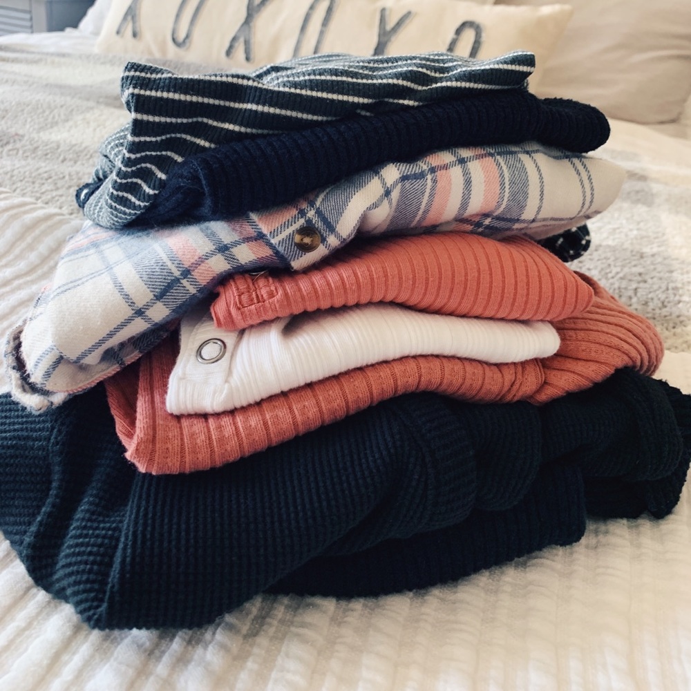 Lot of 8 XS and Small Hollister Tops